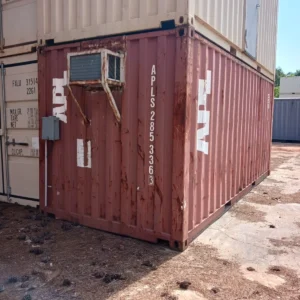Used 20′ Ft Insulated Dry Container with HVAC and Electrical, Heat and Air