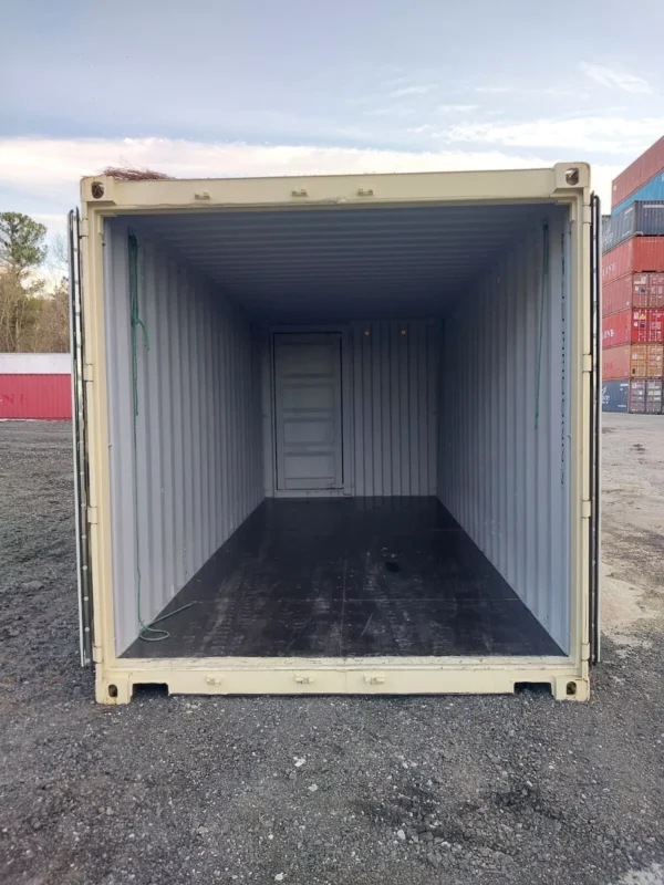 New One-trip 20′ Storage Container with Man Door. Tri Door. - Image 10