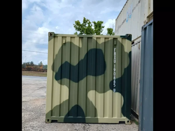 New One Trip 20′ Ft Camouflage Shipping Storage Dry Container Conex - Image 4